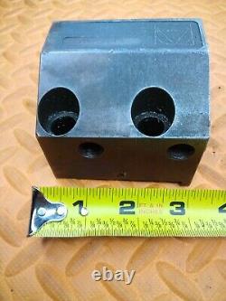 TRUDEX 1 1/2 I. D. Turret Lathe Boring Tool Holder Tooling Block A118-8435 1.5