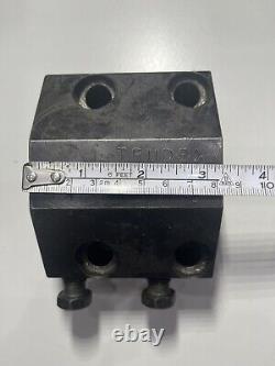 Trudex Okuma Bolt On Tool Holder Lathe Block 9T6 A118-8435 1-1/2 Inches Hole