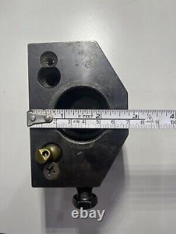 Trudex Okuma Bolt On Tool Holder Lathe Block 9T6 A118-8435 1-1/2 Inches Hole