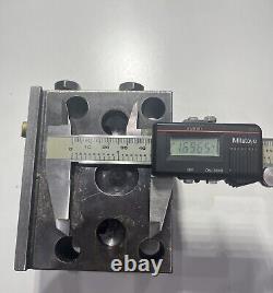 Trudex Okuma Bolt On Tool Holder Lathe Block 9T6 A118-8435 1-1/2 Inches Hole