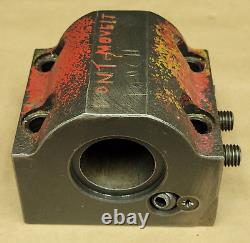Turret Tool Block Holder 40mm Hole Dia From Hwacheon Hi-eco31a Cnc Lathe, Item A