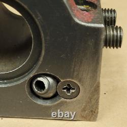 Turret Tool Block Holder 40mm Hole Dia From Hwacheon Hi-eco31a Cnc Lathe, Item A