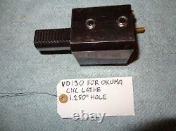 VDI 30 Block Tool Holder 1.250 Hole For Okuma Cnc Lathe