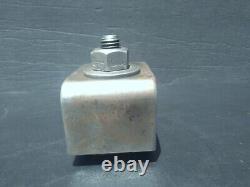 Vintage Large Heavy Metal Lathe Machinist Tool Post 1 Boring Bar Holder Block